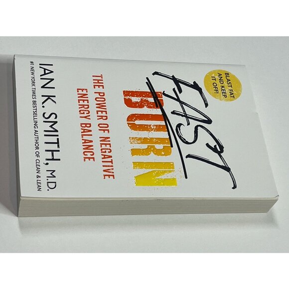 Fast Burn by Ian K Smith Hardcover Book Diet Weight Loss Meal Plan Health - Picture 4 of 5